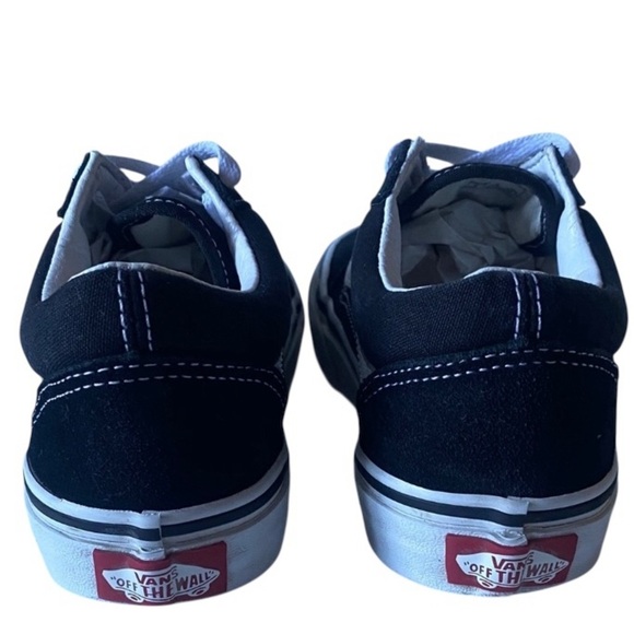 Vans Kids Black and White Low-Top Sneakers - Picture 5 of 9
